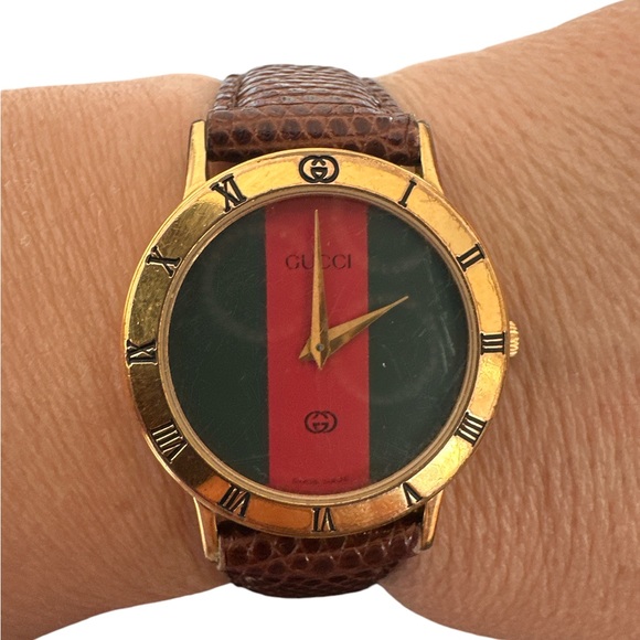 Gucci vintage 3000 watch with strips - Picture 1 of 4